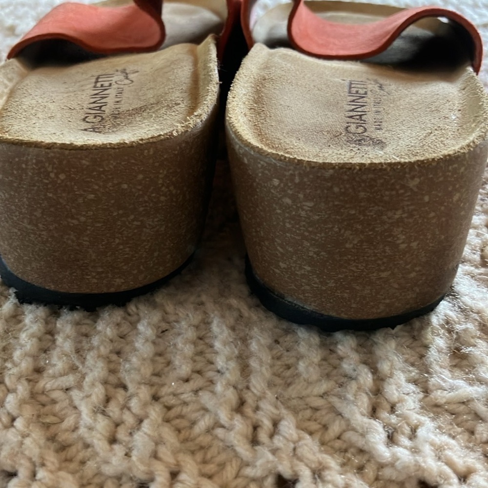 A. Giannetti suede slide sandals made in Italy size 9.5 - Picture 6 of 7